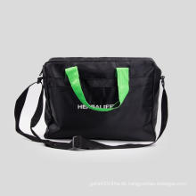 Schwarzer Nylon -Laptop -Tasche